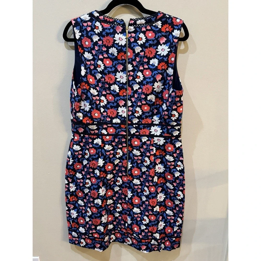 Kate Spade Shore Thing Daisy Jacquard Sheath Dress Womens Size 14‎